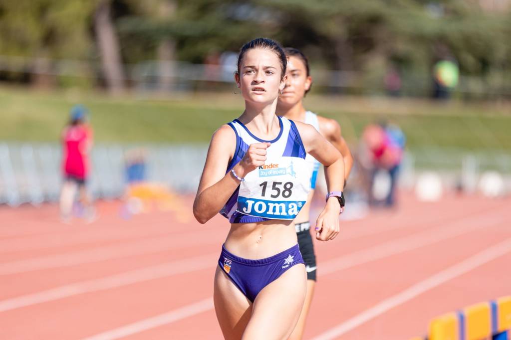 La Júlia Suárez durant l'últim campionat d'Espanya Sub16. Foto Daniel Meumann